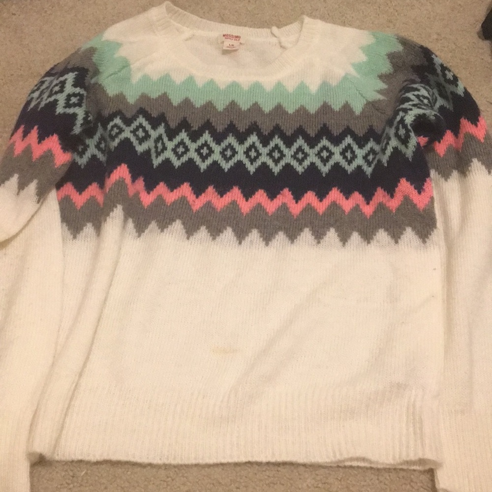 Colorful winter sweater